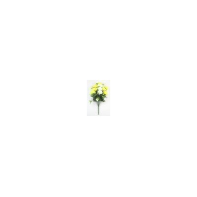 Искусственные цветы, Ветка в букете хризантема 18 голов (1010237)
