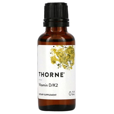 Thorne Витамин D/K2 - 30 мл - Thorne