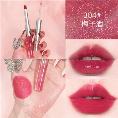 Набор блесков для губ Mansly Lipstick and Lip Oil 2in1 #301-306 (106)