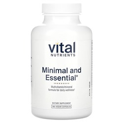 Vital Nutrients Минимальный и незаменимый, 180 веганских капсул