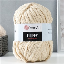 Пряжа "Fluffy" 100% микрополиэстер 70м/150гр (721 св.бежевый)