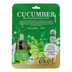Ekel* Cucumber Тканевая маска для лица с экстрактом огурца