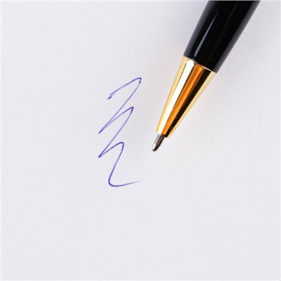Ручка металл шариковая «Искусство», синяя паста, 1 мм
