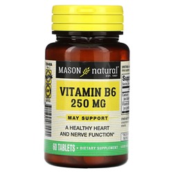 Mason Natural Витамин B6 - 250 мг - 60 таблеток - Mason Natural