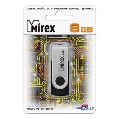 8Gb Mirex Swivel Black (13600-FMURUS08)