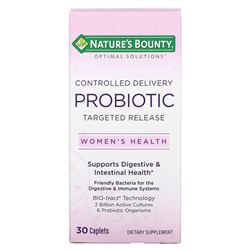 Nature's Bounty Оптимальные Решения, Здоровье Женщин, Пробиотик с Управляемой Доставкой - 30 Таблеток - Nature's Bounty