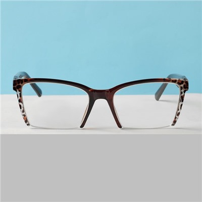 Готовые очки Восток 6636, цвет коричневый, отгиб.дужка, +2,75