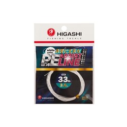 Поводковый материал HIGASHI Assist PE Line KD, тест 20 кг, длина 3 м, 00905