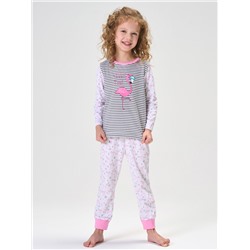 Пижама: Джемпер, брюки "Flamingo" для девочки (293542216)
