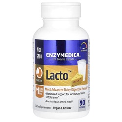 Enzymedica Lacto - 90 капсул - Enzymedica - Ферменты для пищеварения