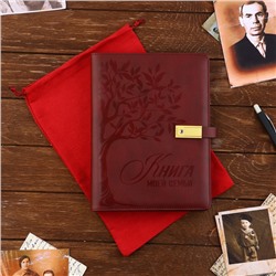 Родословная книга со встроенной флешкой 16 Gb «Книга всей семьи», 17,5 х 23 см.