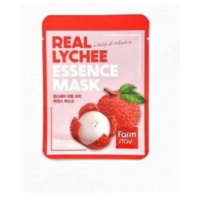 FarmStay Real Lychee Essence Mask Маска тканевая с личи