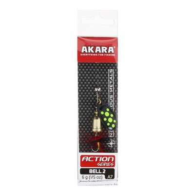 Блесна вращающаяся Akara Action Series Bell, 6 г, цвет A7