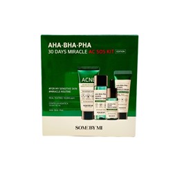 Some By Mi Набор миниатюр AC SOS AHA-BHA-PHA 30 Days Miracle AC SOS Kit