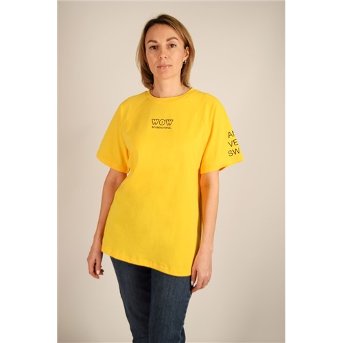 Женская футболка 53223 Цвет/размер молочный/54