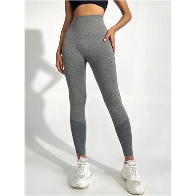 Yoga Basic Sports Leggings mit breitem Taillenband