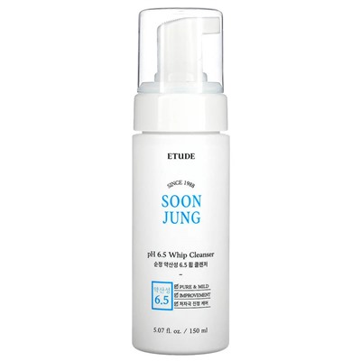 Etude House SoonJung pH 6.5 Whip Cleanser Гипоаллергенная увлажняющая пенка