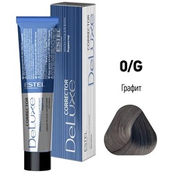 Крем-краска для волос 0/G Корректор графит DeLuxe ESTEL 60 мл