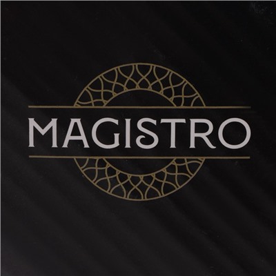 Стакан стеклянный с двойными стенками Magistro «Горы», 350 мл, 6,5×15 см