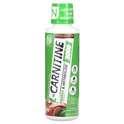 Nutrakey L-Carnitine 3000, Вкусный арбуз, 16 жидких унций (473 мл)