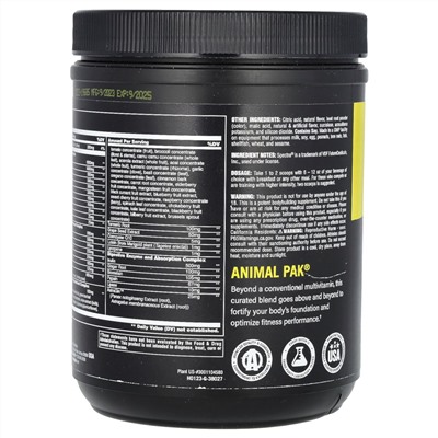 Animal Pak, Основа Питания, Фруктовый Пунш - 14.7 oz (417 г) - Animal