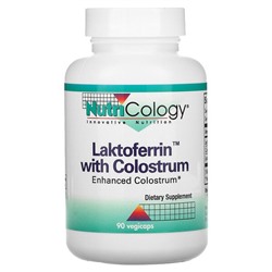 Nutricology Лактоферрин с Колострумом - 90 растительных капсул - Nutricology