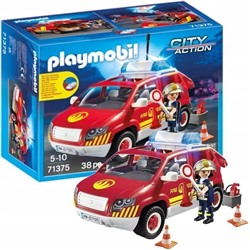 Playmobil. Конструктор арт.71375 "Fire Chief Vehicle with Light and Sound" (Машина пожарной охраны)