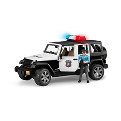 Bruder 02526 "Внедорожник Jeep Wrangler Unlimited Rubicon Полиция" с фигуркой