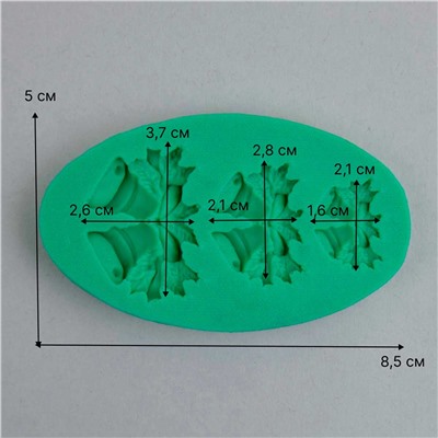 Силиконовый молд Рождественские колокольчики