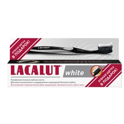 Промо-набор "Профилактическая зубная паста "Lacalut white", 75 мл + зубная щетка Lacalut aktiv Mode