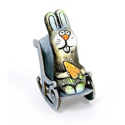 Заяц в кресле-качалке, KN 00-126