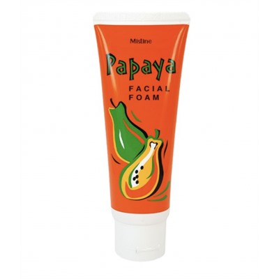 Пенка для умывания PAPAYA Facial Foam Mistine с экстрактом Папайи 100 гр Тайланд